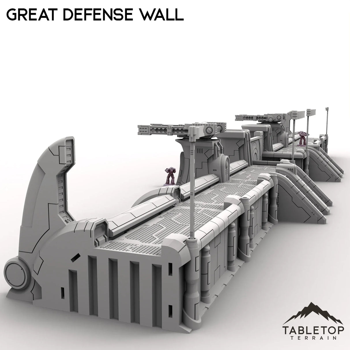 Tabletop Terrain Walls Great Defense Wall