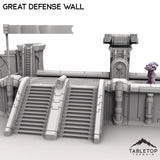 Tabletop Terrain Walls Great Defense Wall