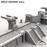 Tabletop Terrain Walls Great Defense Wall