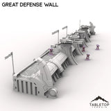 Tabletop Terrain Walls Great Defense Wall