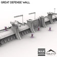 Tabletop Terrain Walls Great Defense Wall