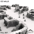 Tabletop Terrain Walls Ice Walls