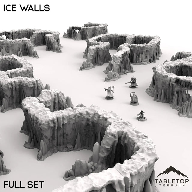 Tabletop Terrain Walls Ice Walls