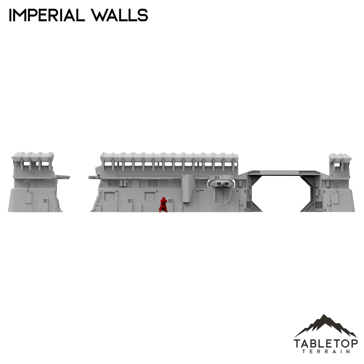 Tabletop Terrain Walls Imperial Walls - Imperial Base Builder