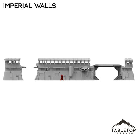 Tabletop Terrain Walls Imperial Walls - Imperial Base Builder