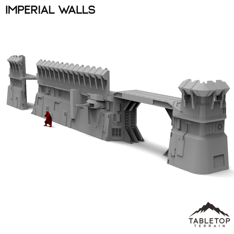 Tabletop Terrain Walls Imperial Walls - Imperial Base Builder