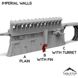 Tabletop Terrain Walls Imperial Walls - Imperial Base Builder