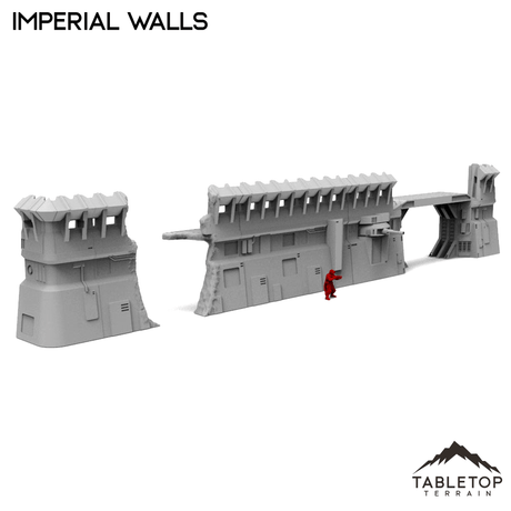 Tabletop Terrain Walls Imperial Walls - Imperial Base Builder