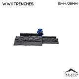 Tabletop Terrain Walls Infantry Trenches - WWII Terrain