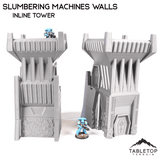 Tabletop Terrain Walls Inline Tower Slumbering Machines Walls