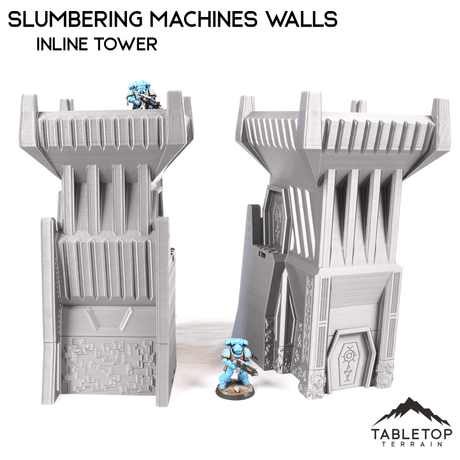 Tabletop Terrain Walls Inline Tower Slumbering Machines Walls