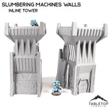 Tabletop Terrain Walls Inline Tower Slumbering Machines Walls