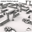 Tabletop Terrain Walls Jungle Temple Walls