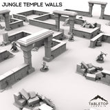 Tabletop Terrain Walls Jungle Temple Walls