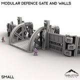 Tabletop Terrain Walls Modular Defense Gate and Walls
