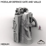 Tabletop Terrain Walls Modular Defense Gate and Walls