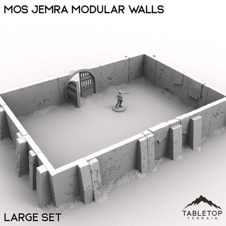 Tabletop Terrain Walls Mos Jemra Modular Walls