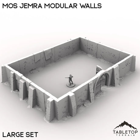 Tabletop Terrain Walls Mos Jemra Modular Walls