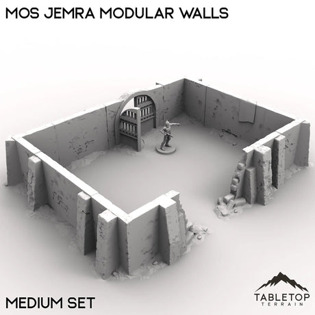 Tabletop Terrain Walls Mos Jemra Modular Walls