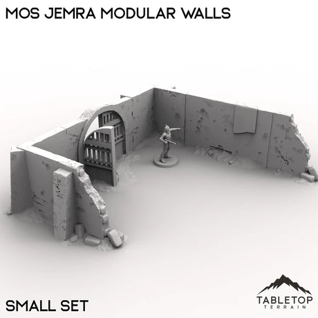 Tabletop Terrain Walls Mos Jemra Modular Walls