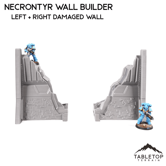 Tabletop Terrain Walls Necrontyr Walls