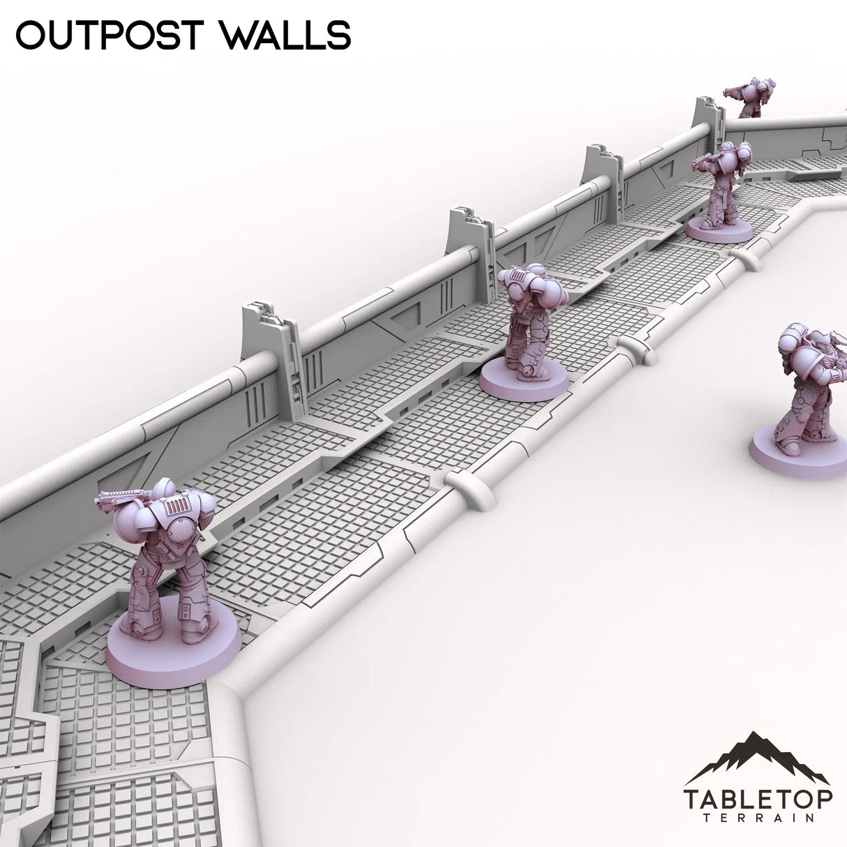 Tabletop Terrain Walls Outpost Walls
