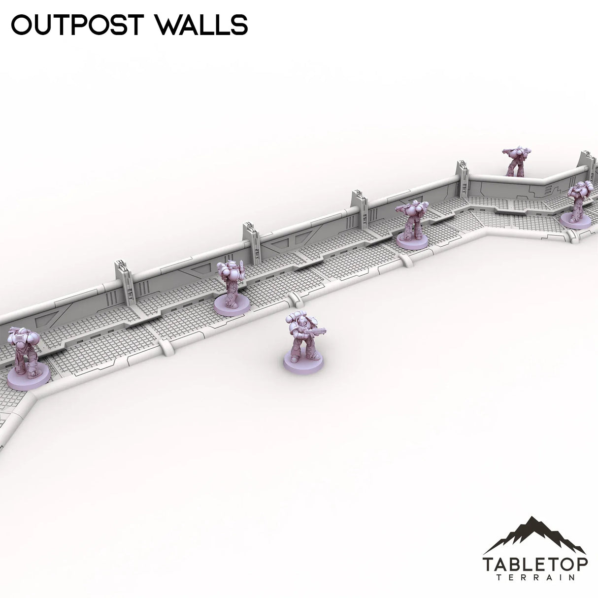 Tabletop Terrain Walls Outpost Walls