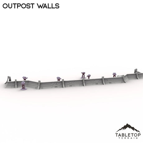 Tabletop Terrain Walls Outpost Walls