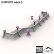 Tabletop Terrain Walls Outpost Walls