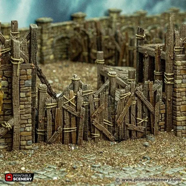 Tabletop Terrain Walls Ramshackle Ramparts