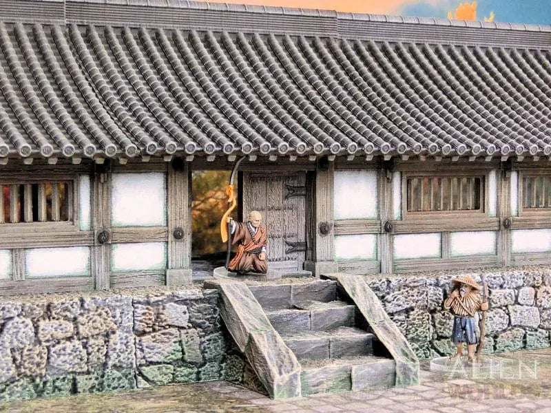 Tabletop Terrain Walls Samurai Temple Wall Set