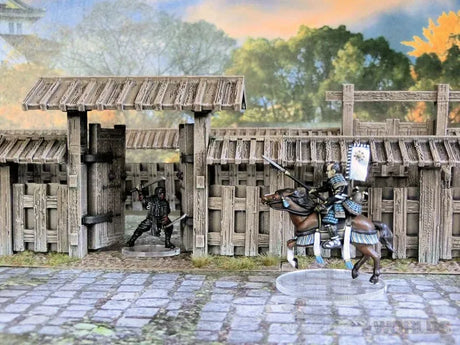 Tabletop Terrain Walls Samurai Wooden Wall Set