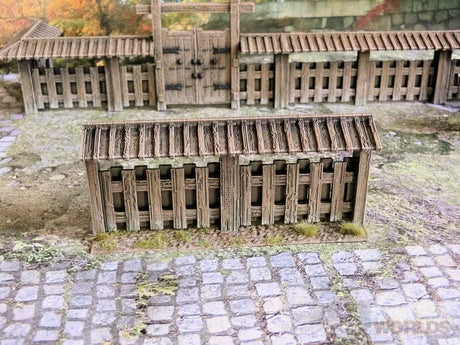 Tabletop Terrain Walls Samurai Wooden Wall Set