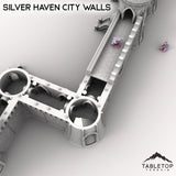 Tabletop Terrain Walls Silver Haven City Walls