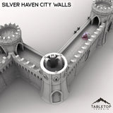 Tabletop Terrain Walls Silver Haven City Walls