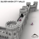Tabletop Terrain Walls Silver Haven City Walls