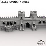 Tabletop Terrain Walls Silver Haven City Walls