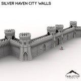 Tabletop Terrain Walls Silver Haven City Walls