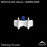 Tabletop Terrain Walls Space Elves Walls / Barricades