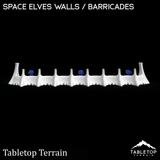 Tabletop Terrain Walls Space Elves Walls / Barricades