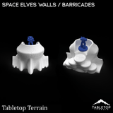 Tabletop Terrain Walls Space Elves Walls / Barricades