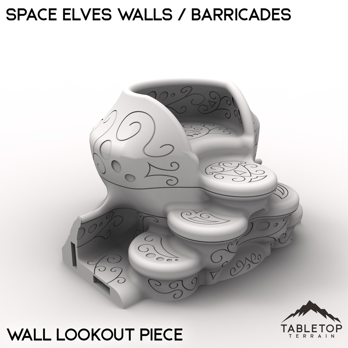 Tabletop Terrain Walls Space Elves Walls / Barricades