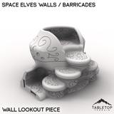 Tabletop Terrain Walls Space Elves Walls / Barricades