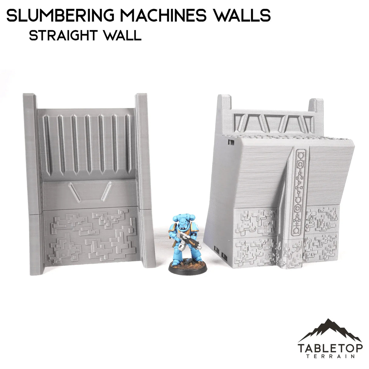 Tabletop Terrain Walls Straight Wall Slumbering Machines Walls