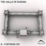 Tabletop Terrain Walls The Walls of Saxonia - Kingdom of Saxonia