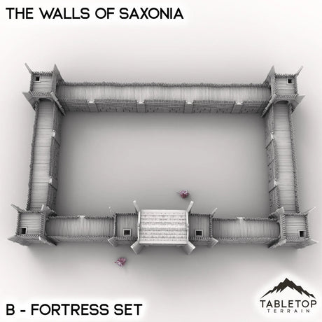 Tabletop Terrain Walls The Walls of Saxonia - Kingdom of Saxonia