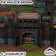 Tabletop Terrain Walls The Walls of Saxonia - Kingdom of Saxonia