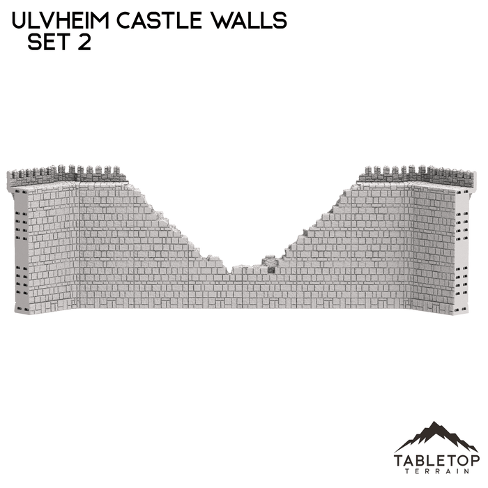 Tabletop Terrain Walls Ulvheim Castle Walls