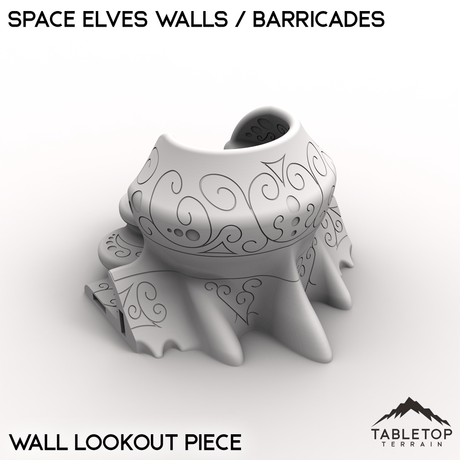 Tabletop Terrain Walls Wall Lookout Space Elves Walls / Barricades