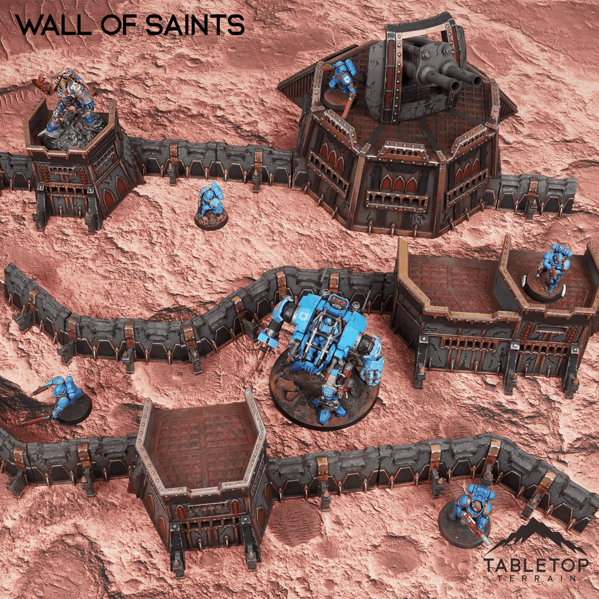 Tabletop Terrain Walls Wall of Saints
